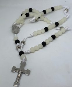 Camándula Neopreno y Acero Transparente,Negro