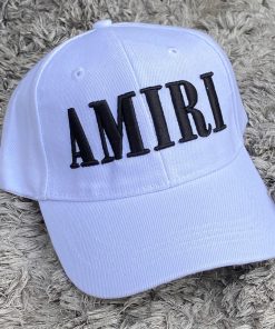 Gorra 1.6 Blanca Amiri Negro