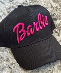 Gorra 1.6 Negra Barbie Rosado