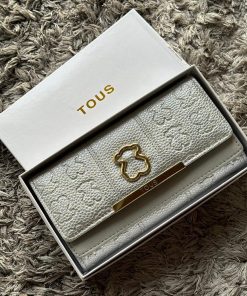 Billetera Grande Caja Para Dama Tous Blanca