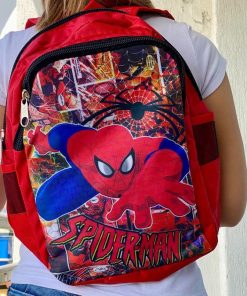 Morrales para niño Spider Man rojo
