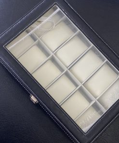 Caja Exhibidora Importada Negra lisa x12