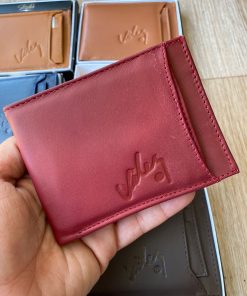 Billetera Con Tarjetero Velez Rojo Oscuro