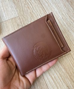 Billetera Con Tarjetero Diesel Color Miel Oscuro