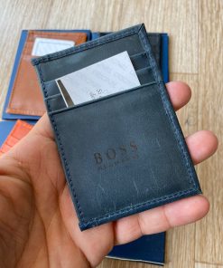 Tarjetero Hombre Hugo Boss Azul Oscuro