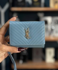 Billetera Pequeña Para Dama YL Azul